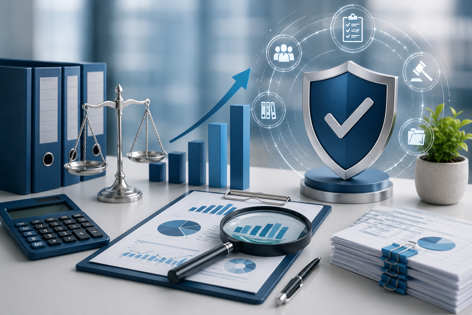 Financial records and audit checklist review